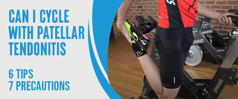 Here are 7 precautions and 6 tips for cycling with patellar tendonitis