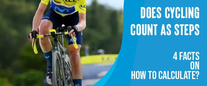 Four factors to consider when deciding whether cycling counts as steps