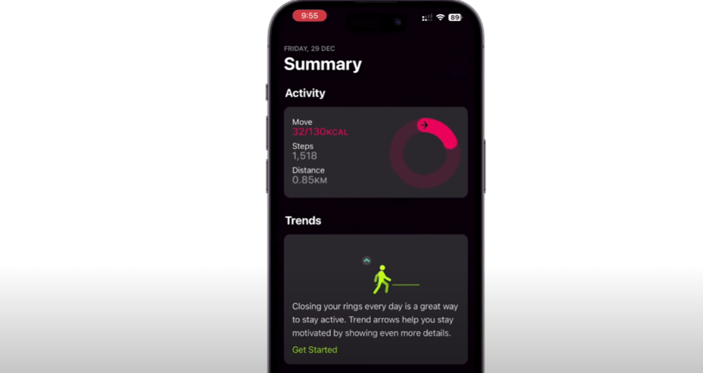 The accuracy of cycling distance tracking