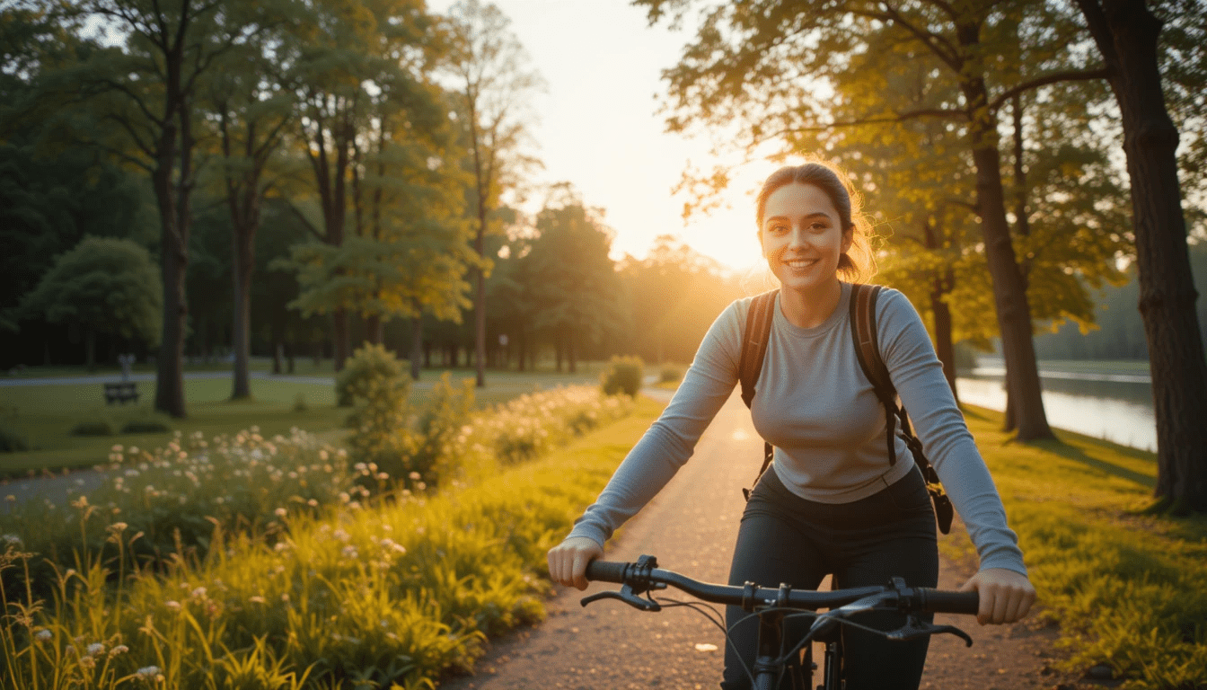 Full-body benefits of regular cycling exercise