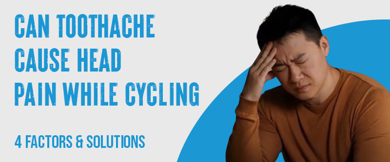 A cyclist with a persistent headache after ride