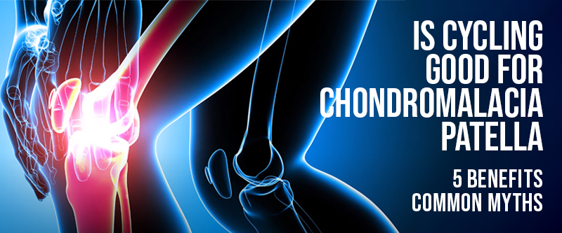 A cyclist with pain from chondromalacia patella