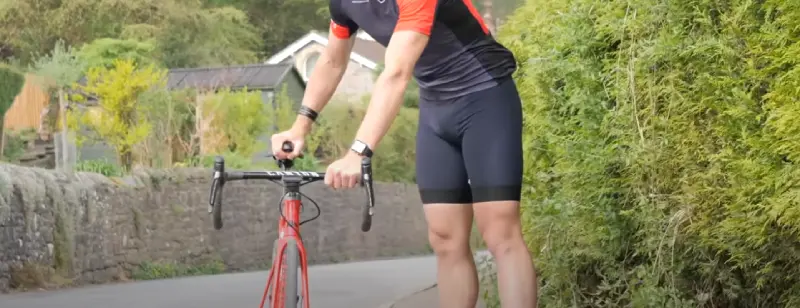 A person doing a low-impact exercise like water aerobics