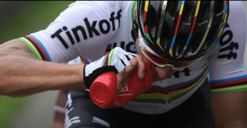 A properly fitted cycling helmet to prevent head pain