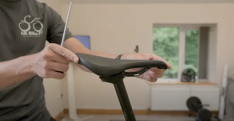 Adjusting bike setup to reduce pressure on the foot