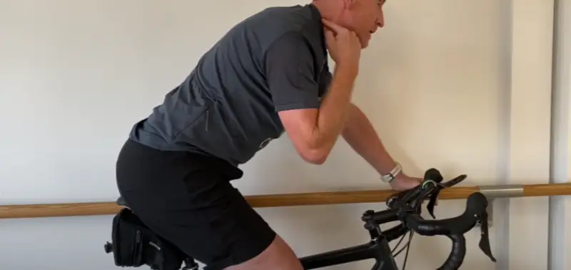 An illustration of dry needling for a muscle knot