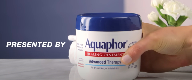 Cyclist applying Aquaphor to sunburned skin