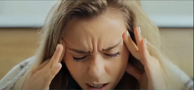 Cyclist wearing protective helmet to prevent head injury