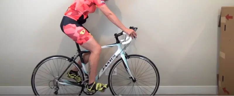 Getting a professional bike fit to reduce knee stress