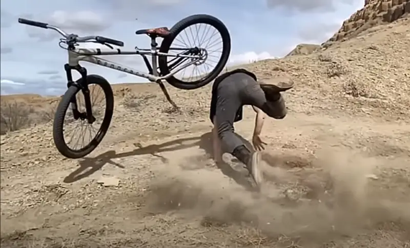 Headache after hitting head while cycling