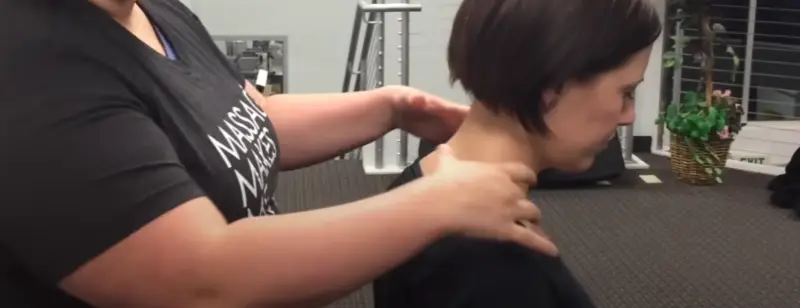 How to perform a chin tuck to ease neck pain