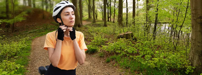 Padded cycling shorts for women to improve comfort