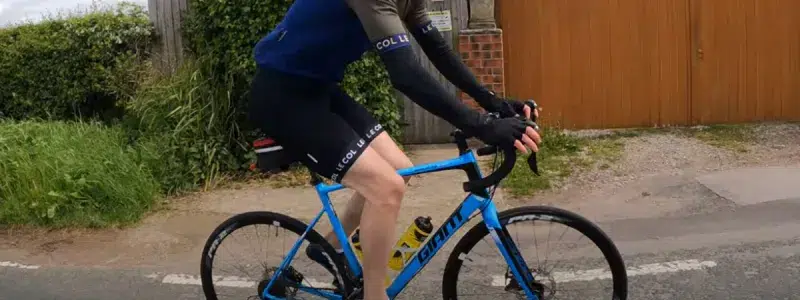 Using a stationary bike for low-impact knee exercise