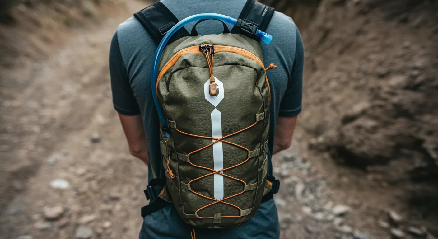 Durable hydration bag for long bike trips