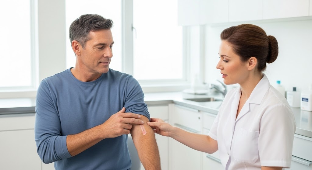 Let technician know about numbing cream