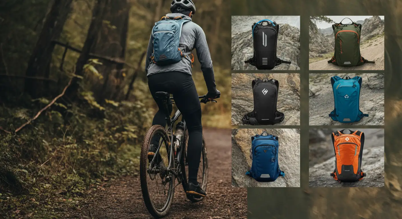 Lightweight hydration backpack for bikers