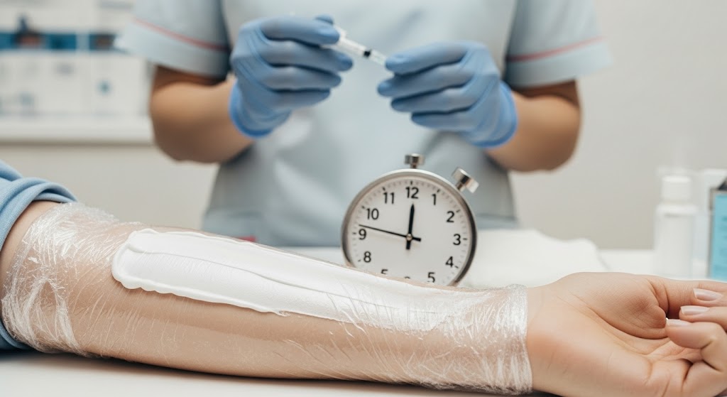 Proper timing boosts numbing cream success