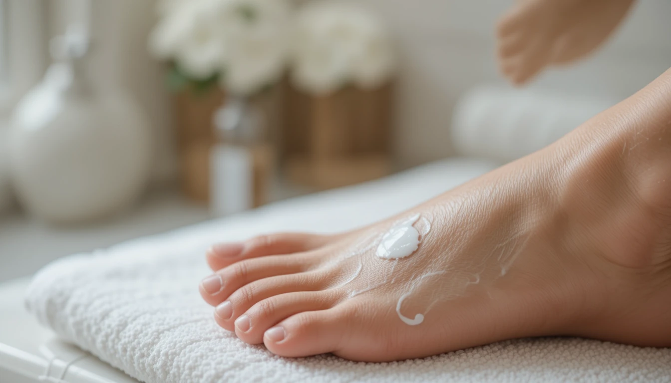Heels discomfort relieved with lidocaine foot cream