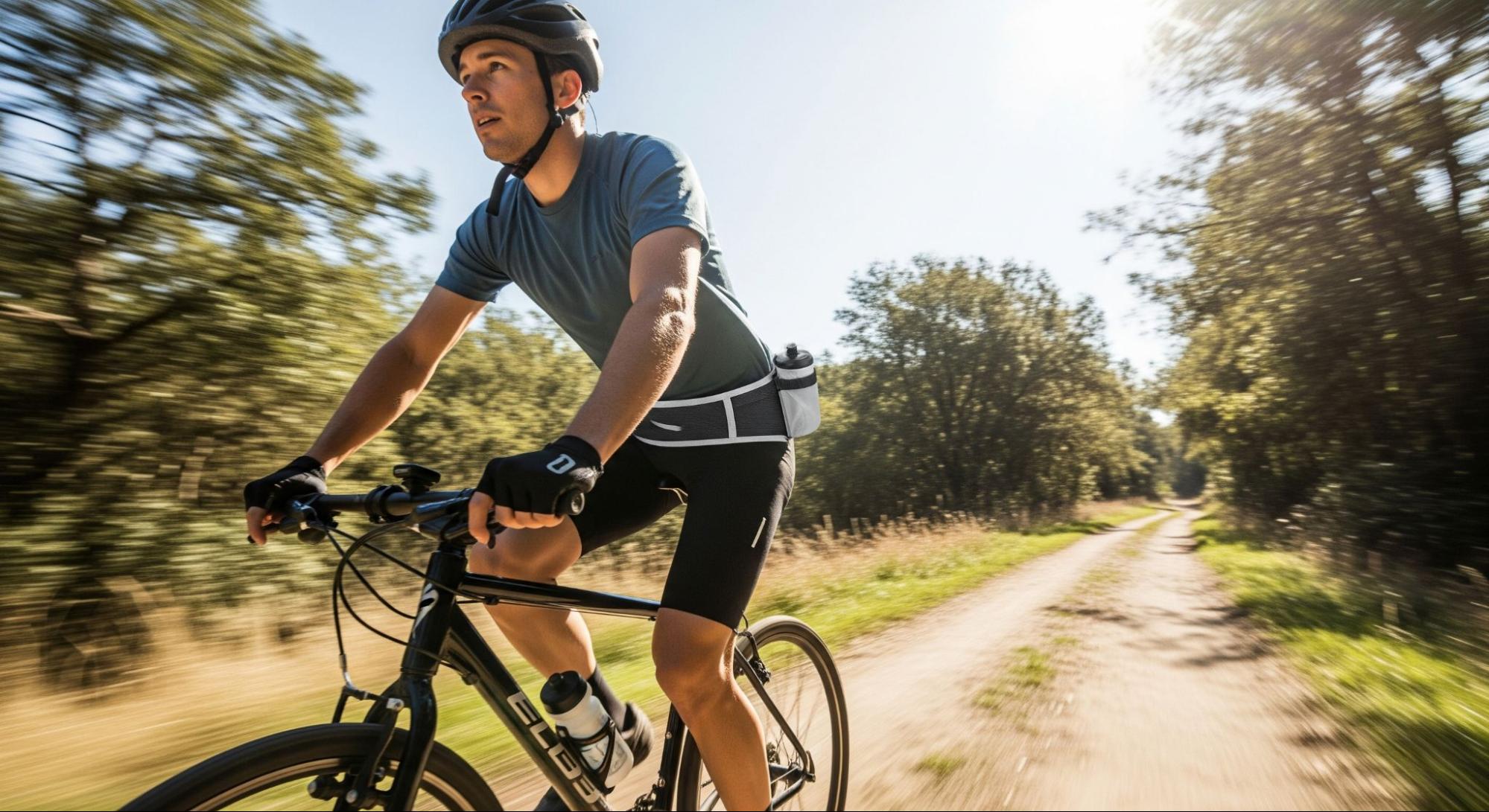 compact cycling hydration belt