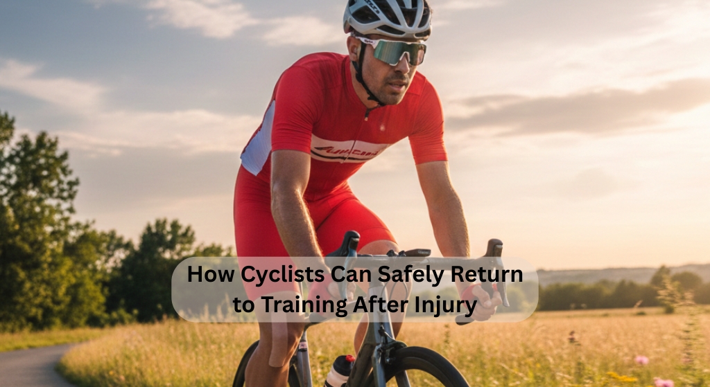 Cyclist returning to training after injury