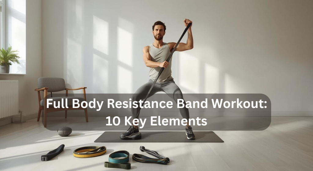 Full body resistance band workout at home