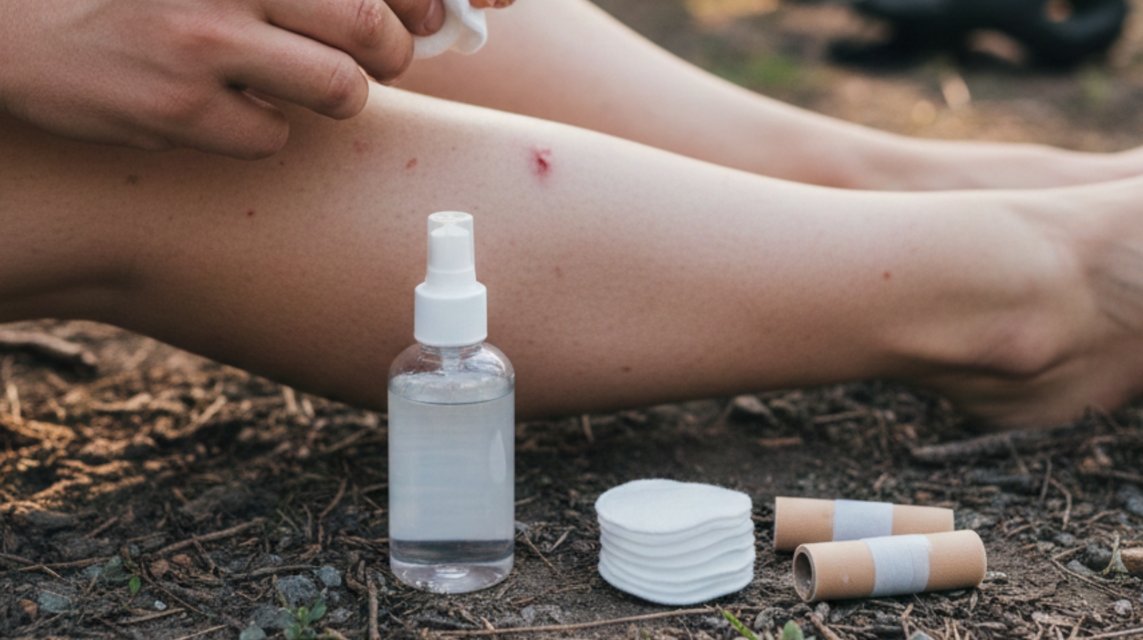 How to clean micro wounds after long bike rides