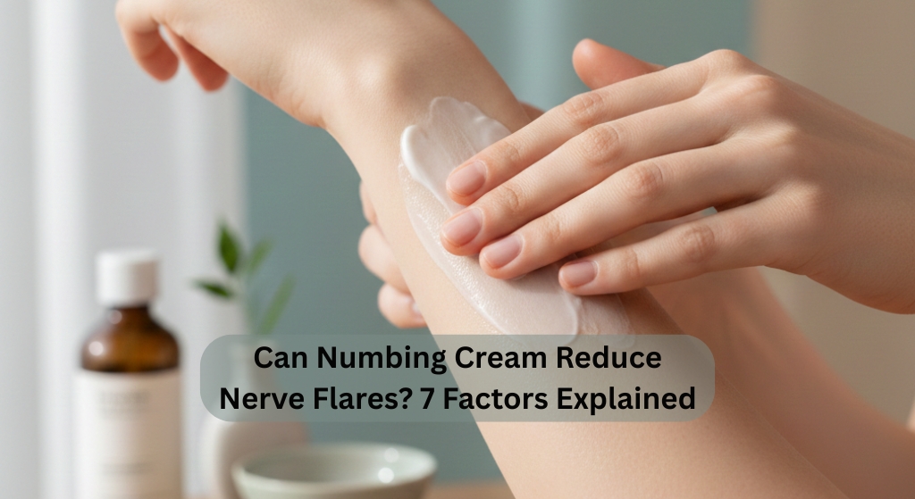 Lidocaine cream for nerve flare relief