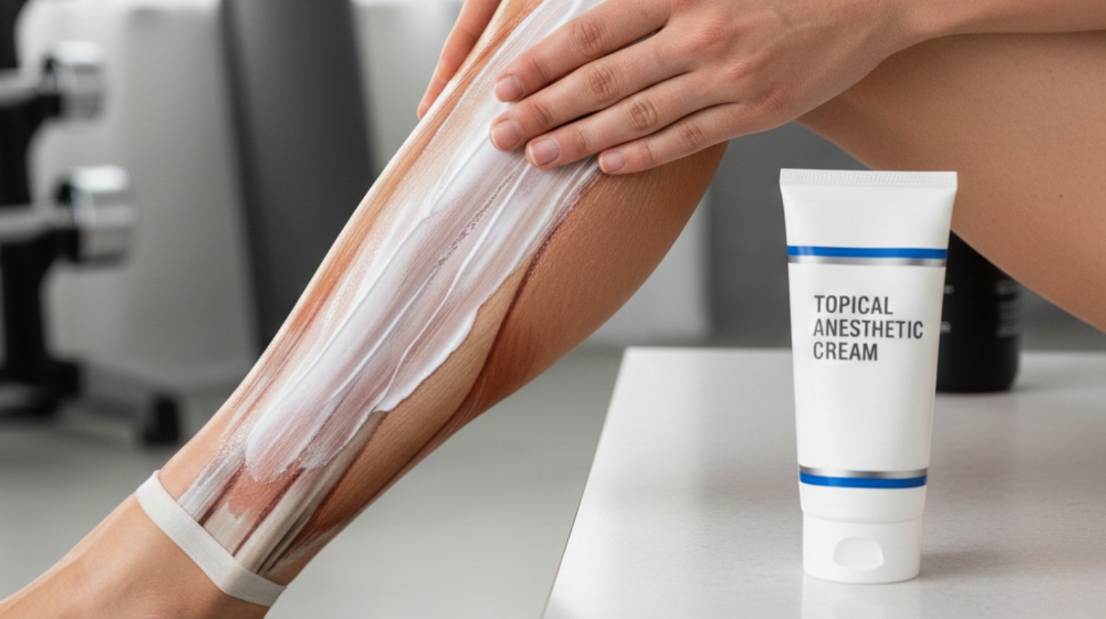 Lidocaine cream used for shin splints relief