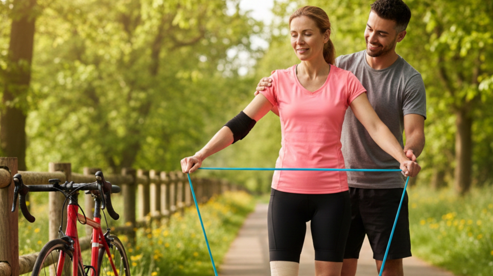 Safe cycling recovery steps for injured riders