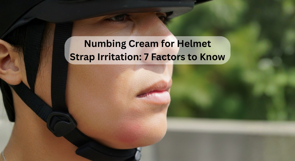helmet strap irritation under chin
