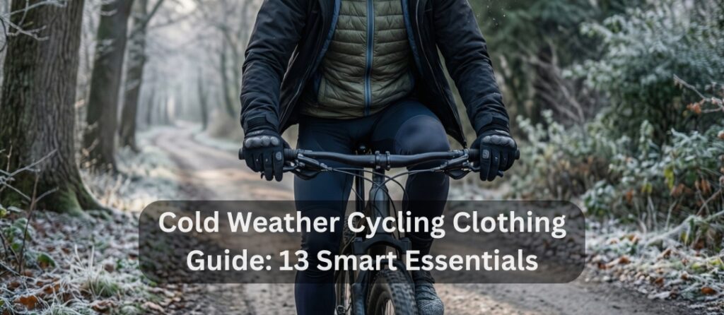Cold weather cycling clothing layering system