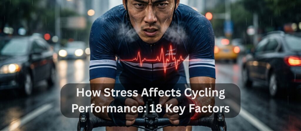 high heart rate during cycling from stress