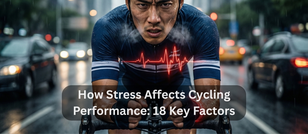 high heart rate during cycling from stress