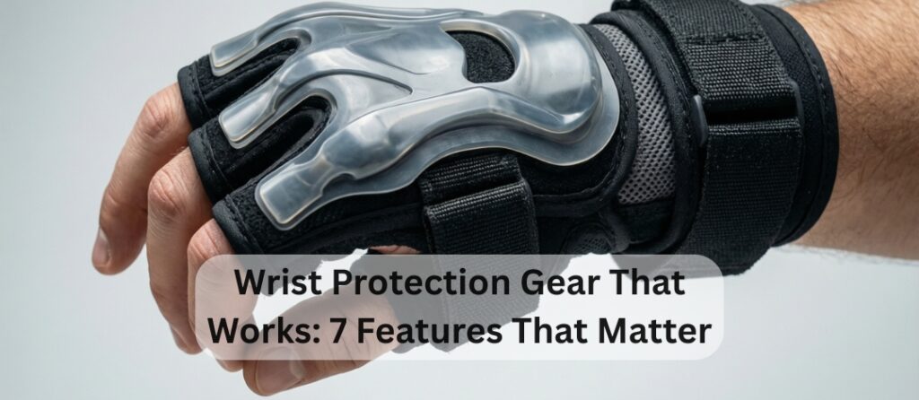 Wrist guard with rigid splints for fall protection