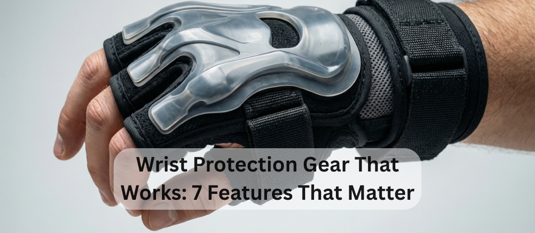 Wrist guard with rigid splints for fall protection