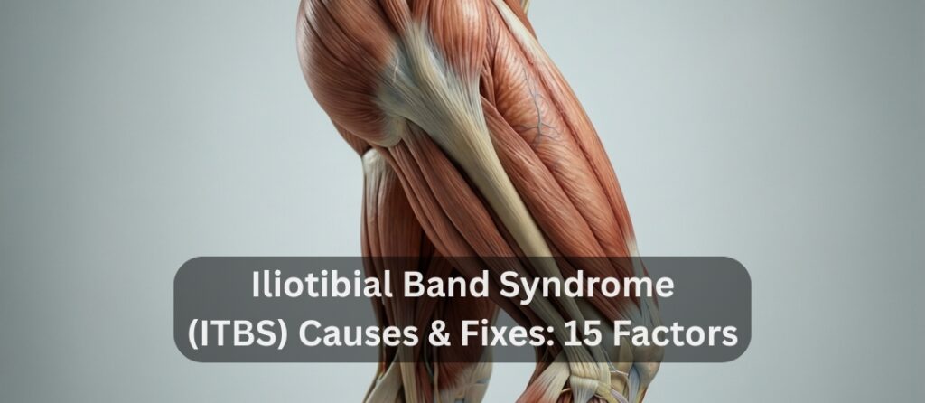 iliotibial band anatomy hip to knee illustration