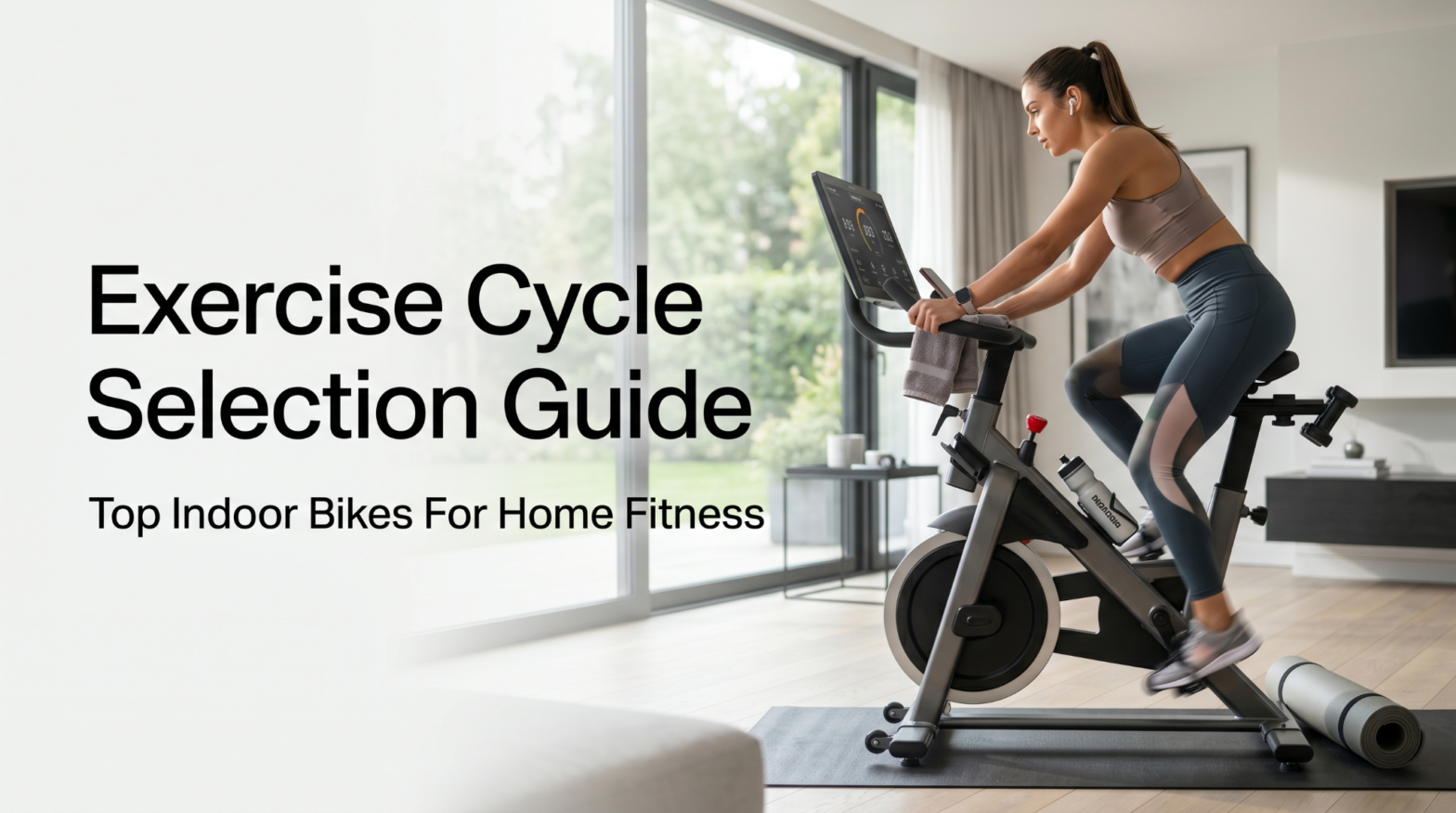 premium indoor exercise bike for home fitness training