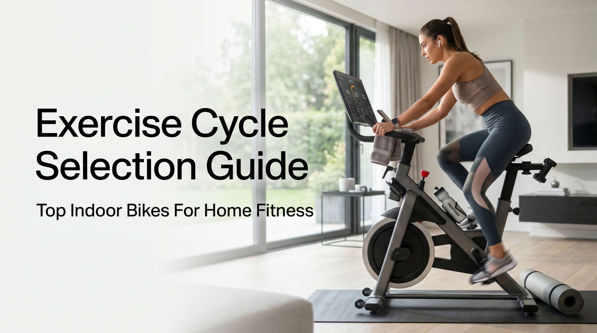 premium indoor exercise bike for home fitness training