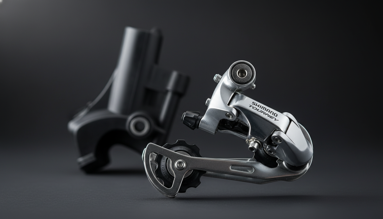 Comparison between high-quality standard bicycle parts and generic components.